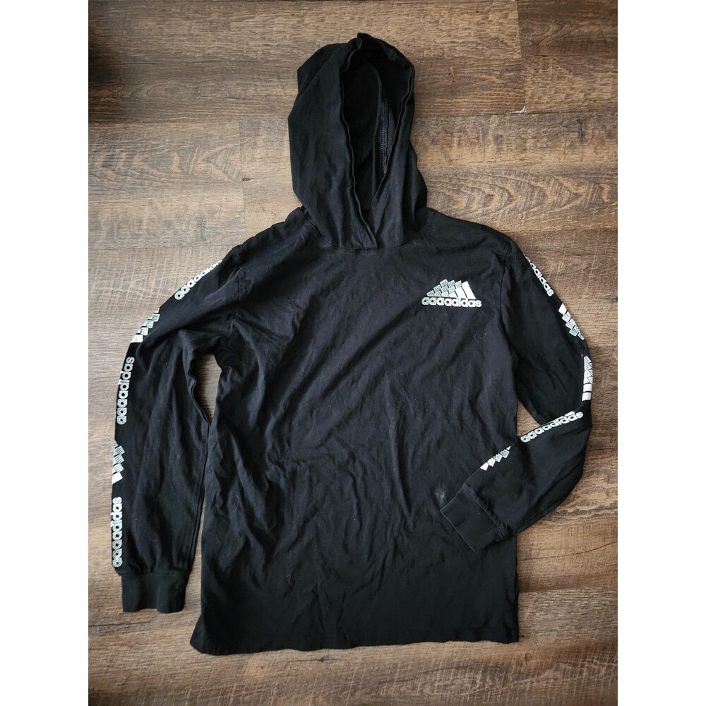 Boys 14/16 hooded Adidas long sleeve shirt
